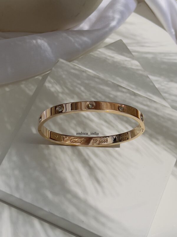 Cartier diamond bracelet (inside Cartier marking)