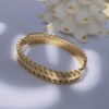 Leaf cross bracelet