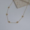 Pink crystal necklace