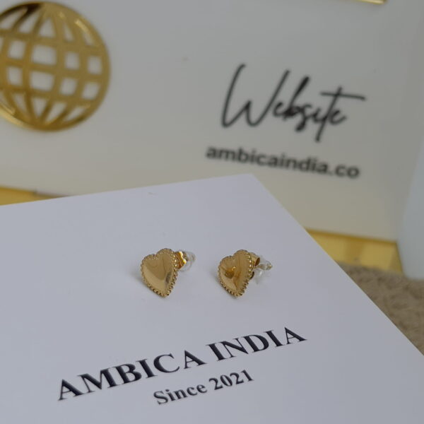 Heart studs