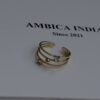 Tiny ball with crystal ring