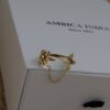 White crystal ring