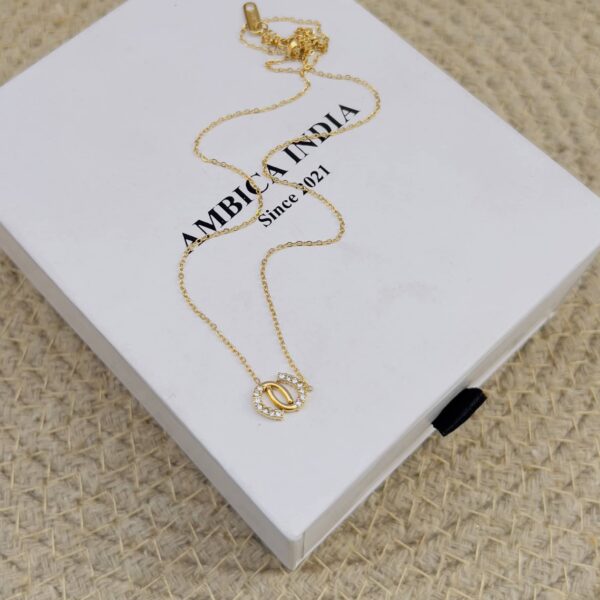 White crystal necklace