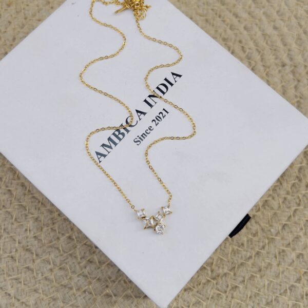 White Crystal necklace